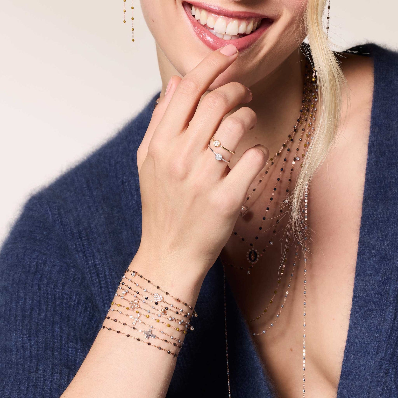 Gigi Clozeau - Ring Puce, Diamanten, Weißgold, Gr. 52