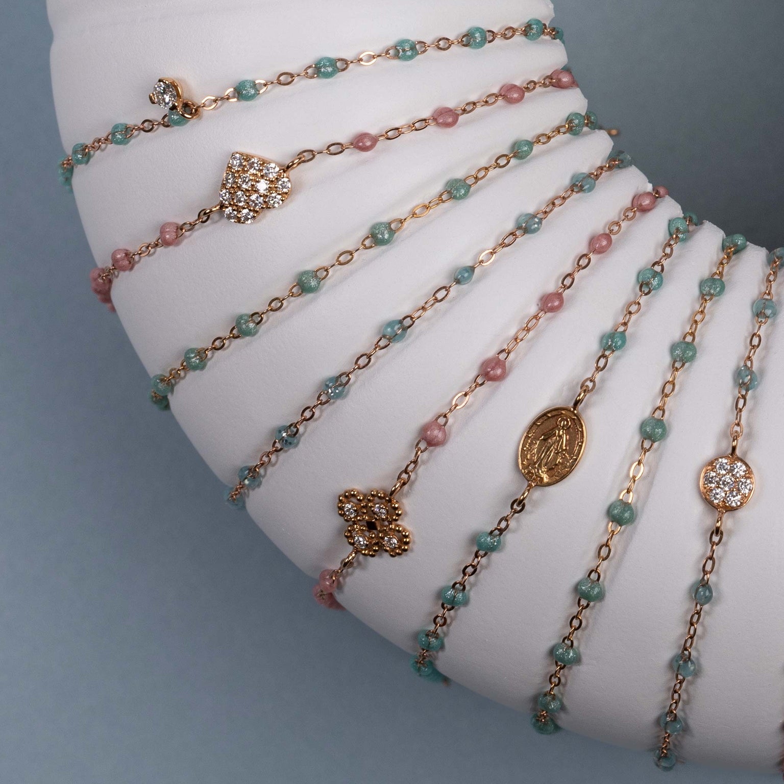 Gigi Clozeau - Bracelet glacier Classique Gigi, or rose, 15 cm