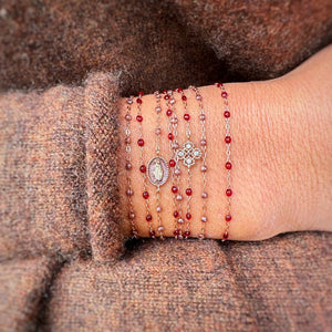 Gigi Clozeau - Kupferfarbenes Armband Classique Gigi, Roségold, 17 cm