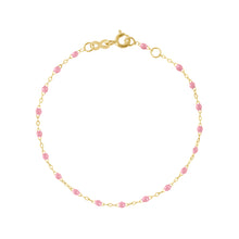 Gigi Clozeau - Babyarmband Classique Gigi in Fuchsia, Gelbgold, 13 cm