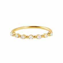 Gigi Clozeau - Ring Classique Gigi, 7 Diamanten, Gelbgold, Gr. 53