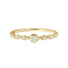 Gigi Clozeau - Bague Solitaire Gigi, diamants, or jaune, T 52