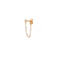 Gigi Clozeau - Boucle d'oreille unique opale Gigi Suprême, or rose, diamant