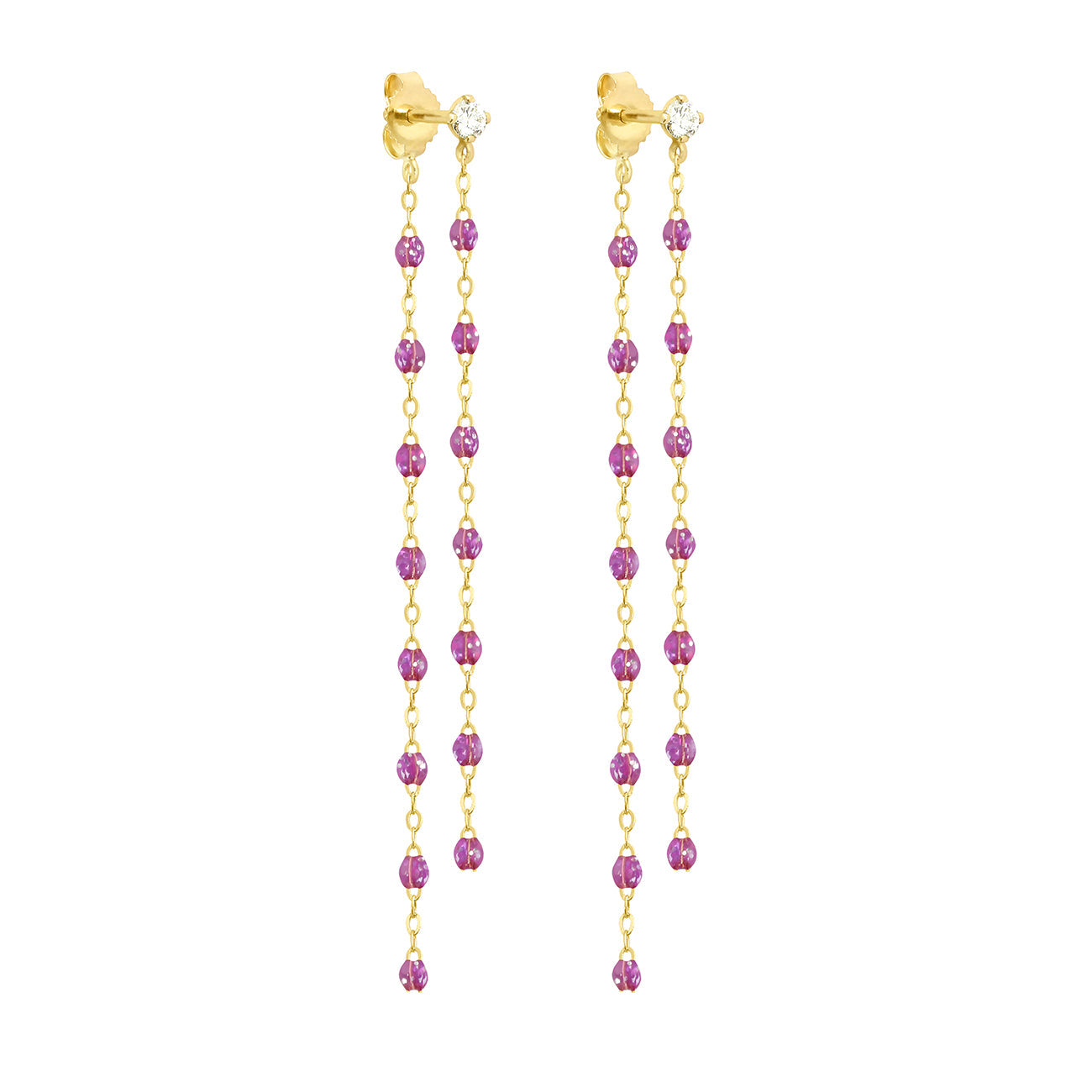 Gigi Clozeau - Boucles d'oreilles galaxy Classique Gigi, diamants, or jaune