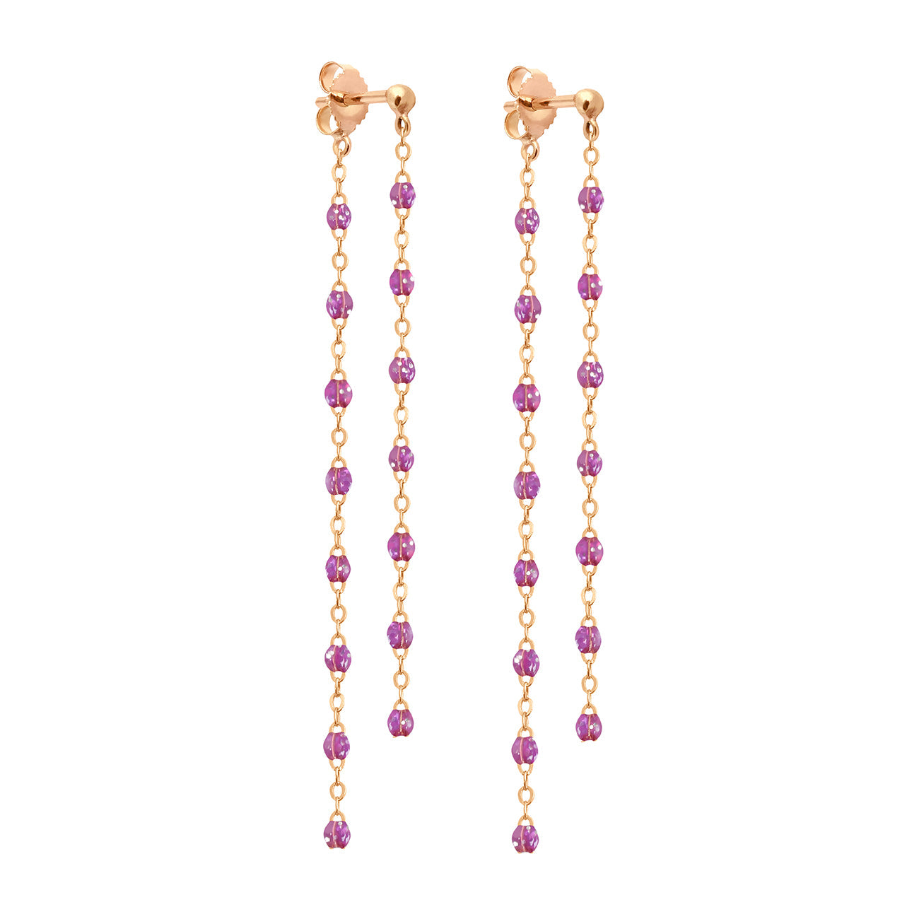 Gigi Clozeau - Boucles d'oreilles galaxy Classique Gigi, or rose