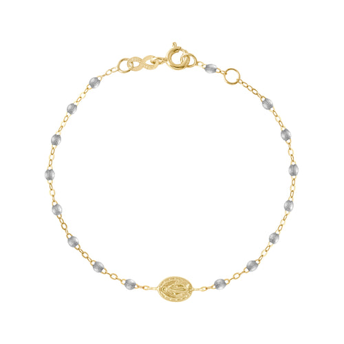 Gigi Clozeau - Bracelet argent Madone, or jaune, 17 cm 