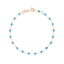Gigi Clozeau - Bracelet azur Classique Gigi, or rose, 15 cm