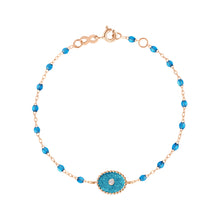 Gigi Clozeau - Bracelet azur Etoile du Nord diamant, or rose, 17 cm