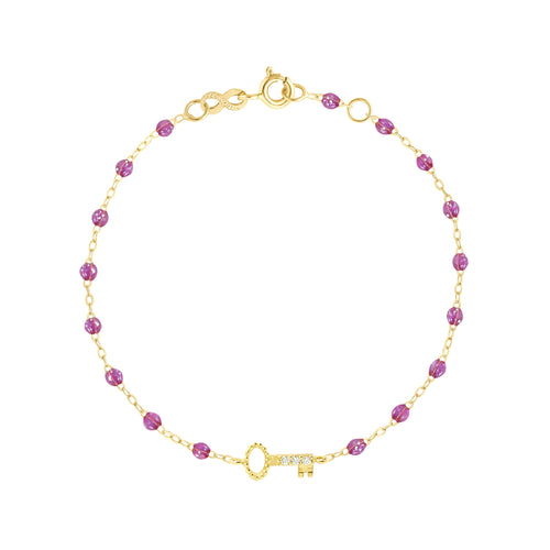 Gigi Clozeau - Bracelet galaxy Clé, Diamants, or jaune, 17 cm