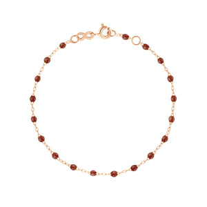 Gigi Clozeau - Bracelet moka Classique Gigi, or rose, 17 cm