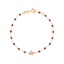 Gigi Clozeau - Bracelet moka Etoile diamant, or rose, 17 cm