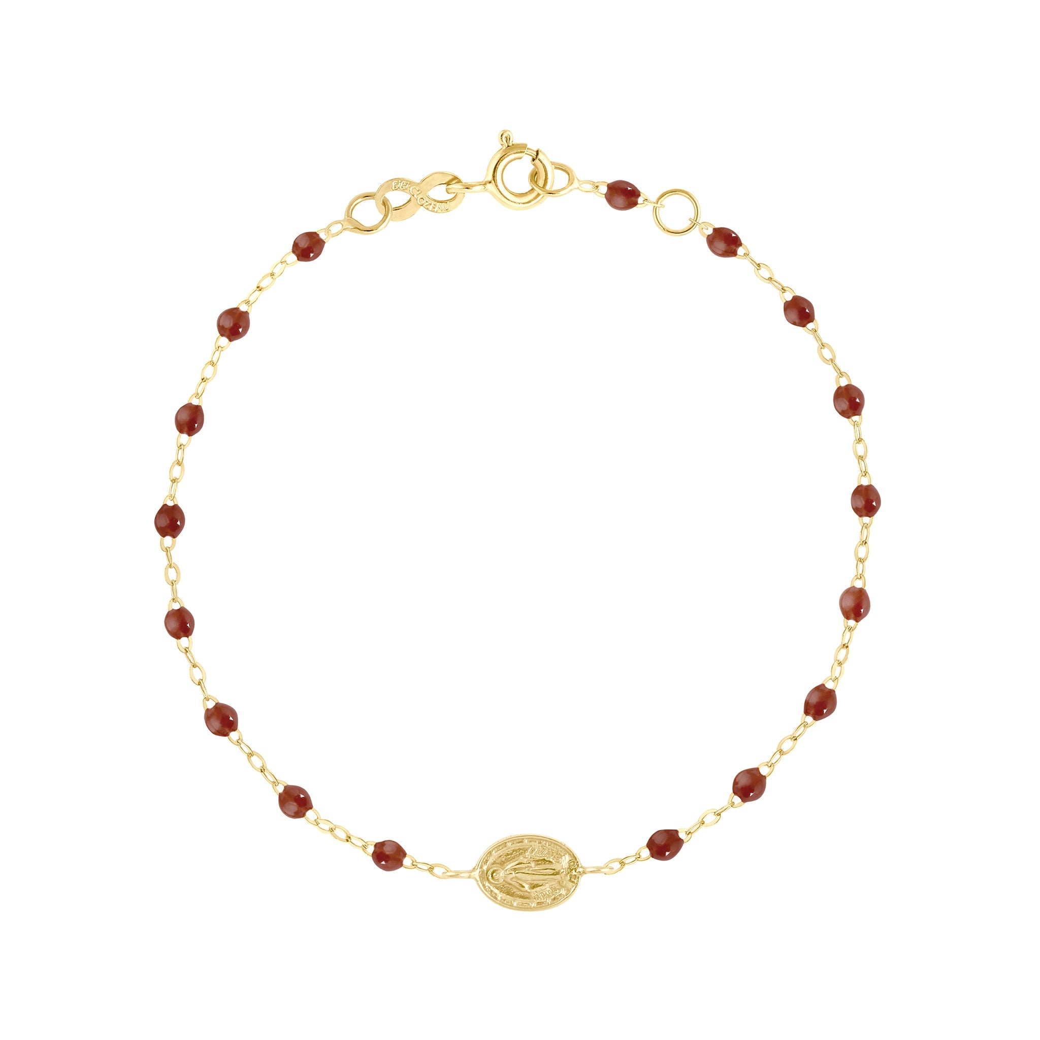 Gigi Clozeau - Bracelet moka Madone or jaune, 17 cm