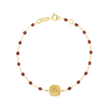 Gigi Clozeau - Bracelet moka Miss Lumière diamant, or jaune, 17 cm