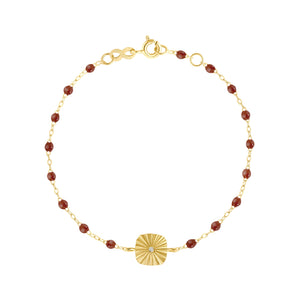 Gigi Clozeau - Bracelet moka Miss Lumière diamant, or jaune, 17 cm