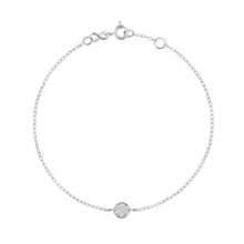Gigi Clozeau - Bracelet Pure Gigi Puce, diamants, or blanc, 17 cm