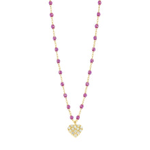Gigi Clozeau - Collier galaxy In Love, diamants, or jaune, 42 cm