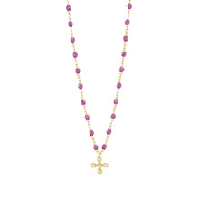 Gigi Clozeau - Collier galaxy Spark diamants, or jaune, 42 cm