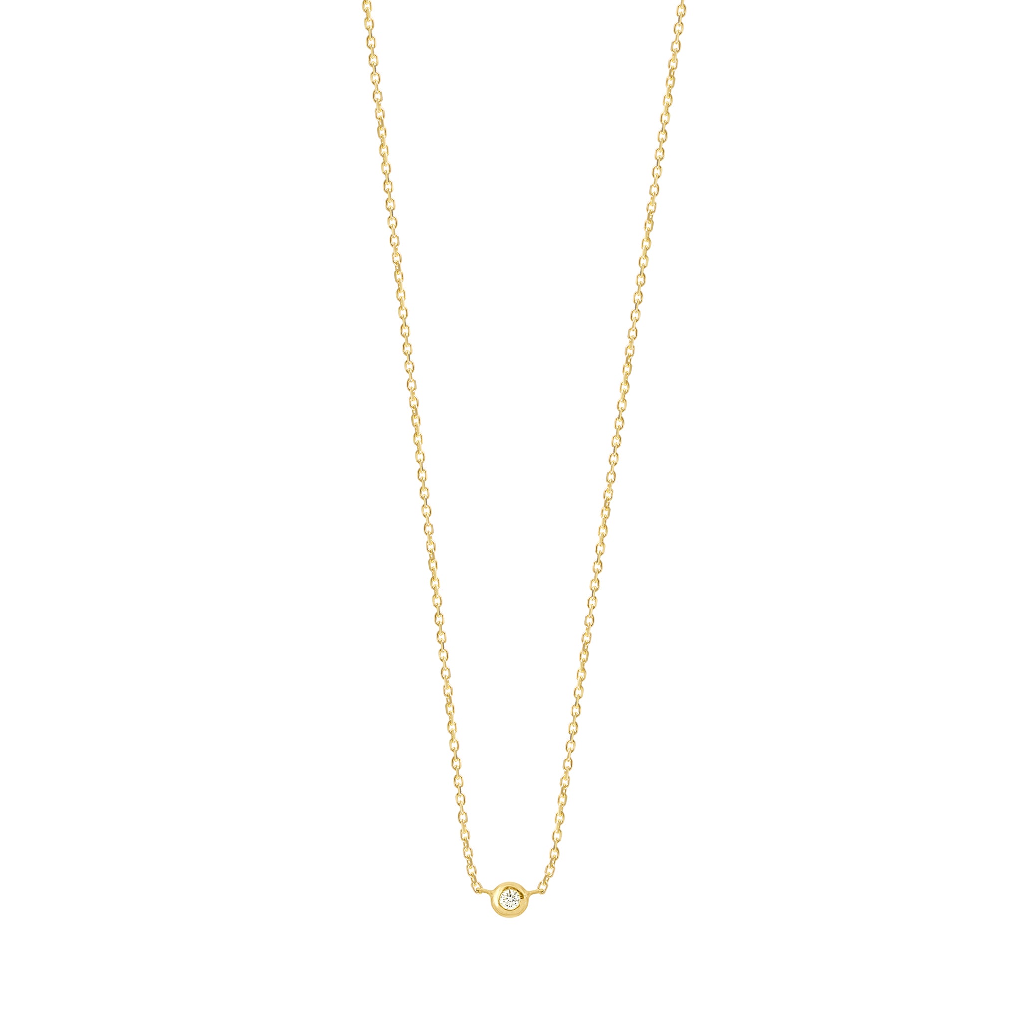 アクセサリー Deuxieme Classe GIGI Gold line necklace Pure Gigi Dot Necklace, Yellow Gold, 40 cm – Gigi Clozeau