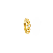 Gigi Clozeau - Créole unique Lucky, diamant, or jaune