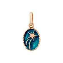Gigi Clozeau - Pendentif Etoile Espoir résine jungle, or rose