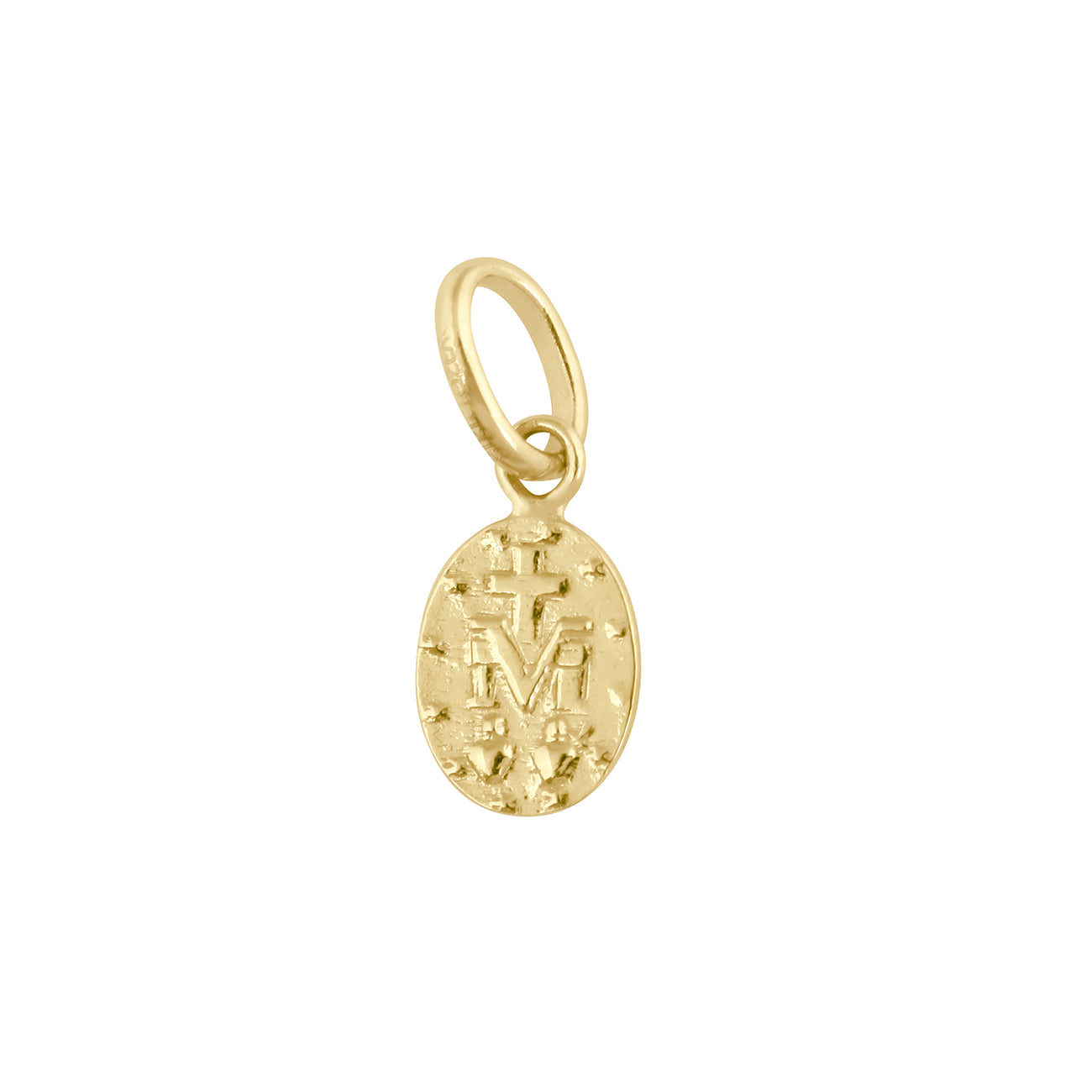 Gigi Clozeau - Pendentif petite Madone verso or jaune 