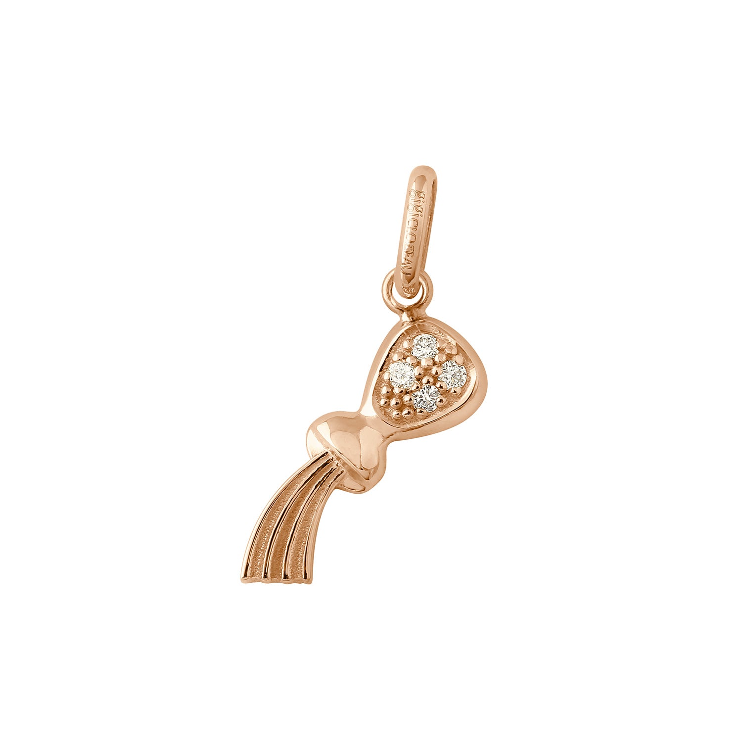 Gigi Clozeau - Pendentif Verseau, or rose, diamants