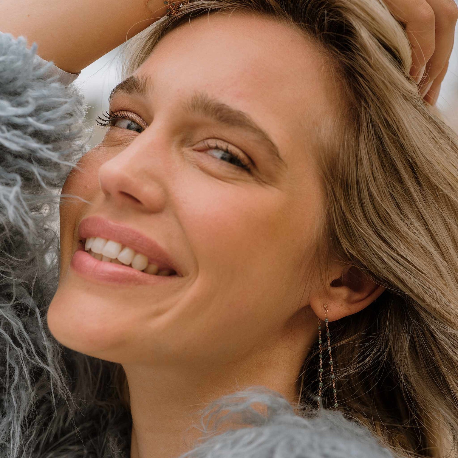 Gigi Clozeau - Boucles d'oreilles Dansantes Classique Gigi menthe, or jaune