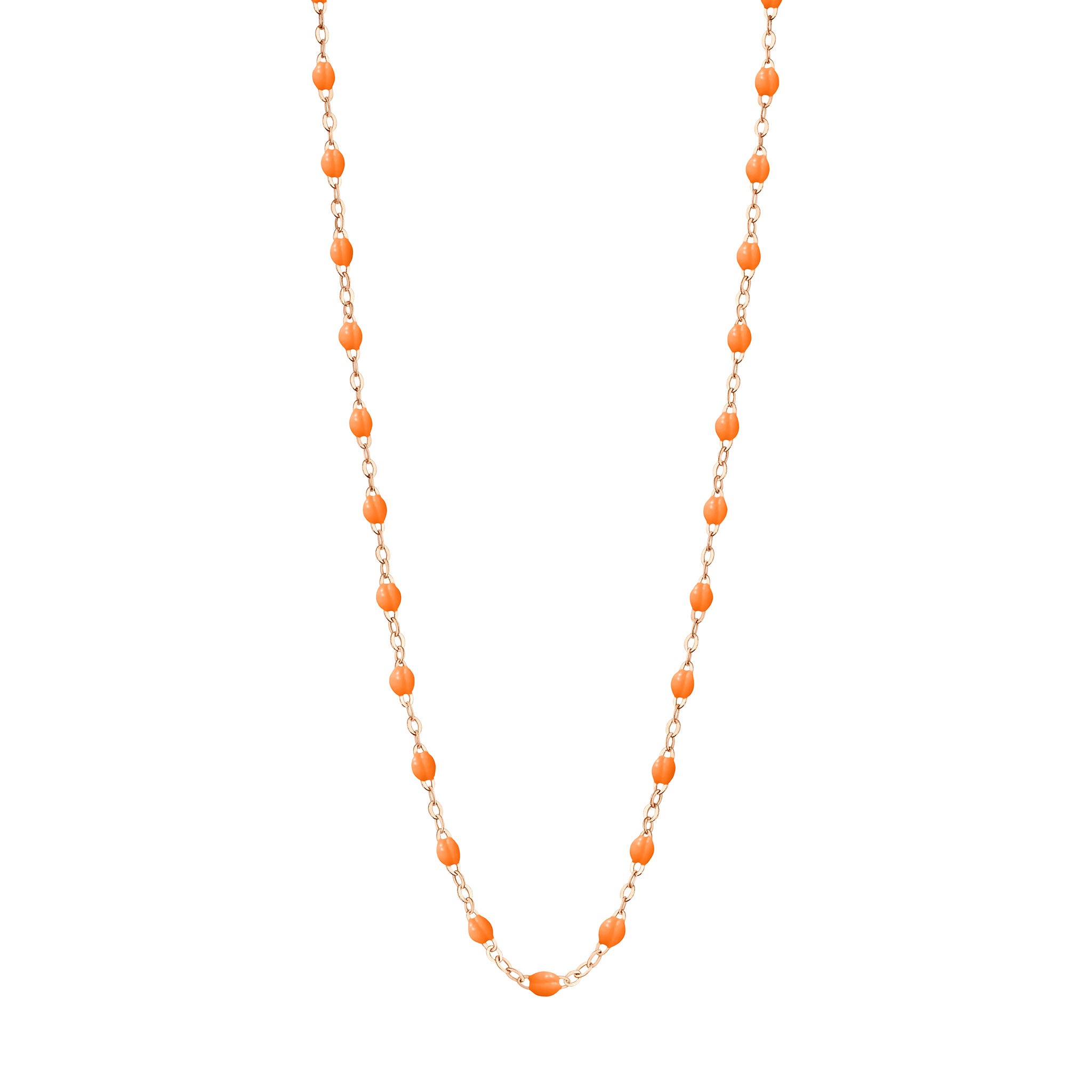 Gigi Clozeau - Collier mandarine Classique Gigi, or rose, 42 cm