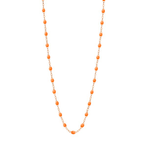 Gigi Clozeau - Collier mandarine Classique Gigi, or rose, 42 cm