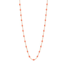 Gigi Clozeau - Collier saumon Classique Gigi, or rose, 45 cm