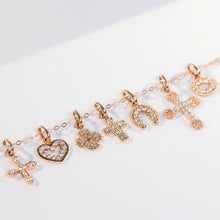 Gigi Clozeau - Pendentif Lucky Trèfle, diamants, or rose