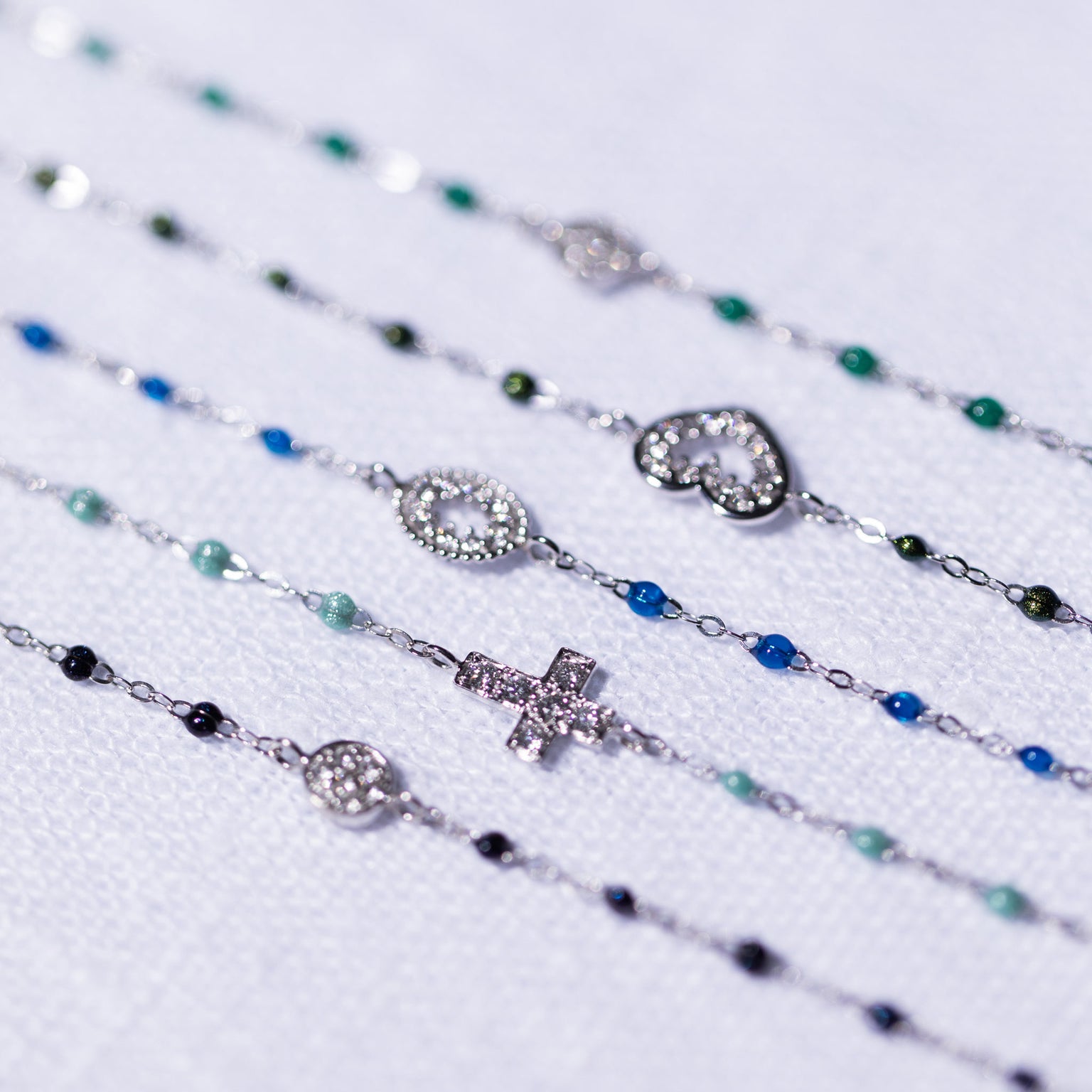 bracelet gigi clozeau coeur suprême or blanc et diamants