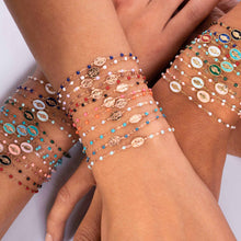 Gigi Clozeau - Bracelet jade Madone or jaune, 17 cm