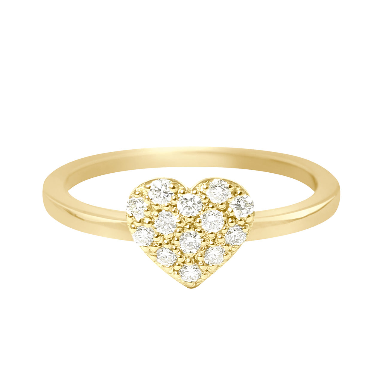Gigi Clozeau - Bague In Love, diamants, or jaune, T 54