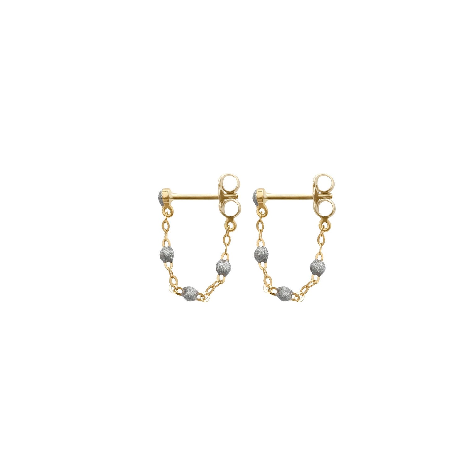 Gigi Clozeau - Boucles d'oreilles argent Classique Gigi, or jaune