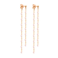 Gigi Clozeau - Boucles d'oreilles Dansantes Classique Gigi blanche, or rose