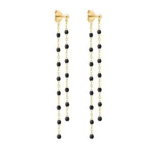 Gigi Clozeau - Boucles d'oreilles Dansantes Classique Gigi noire, or jaune