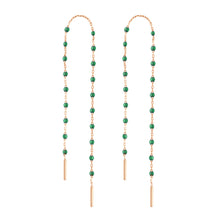 Gigi Clozeau - Boucles d'oreilles émeraude Mini Gigi, or rose