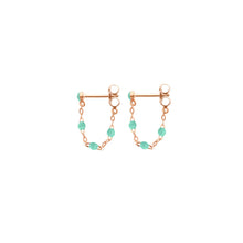 Gigi Clozeau - Boucles d'oreilles jade Classique Gigi, or rose