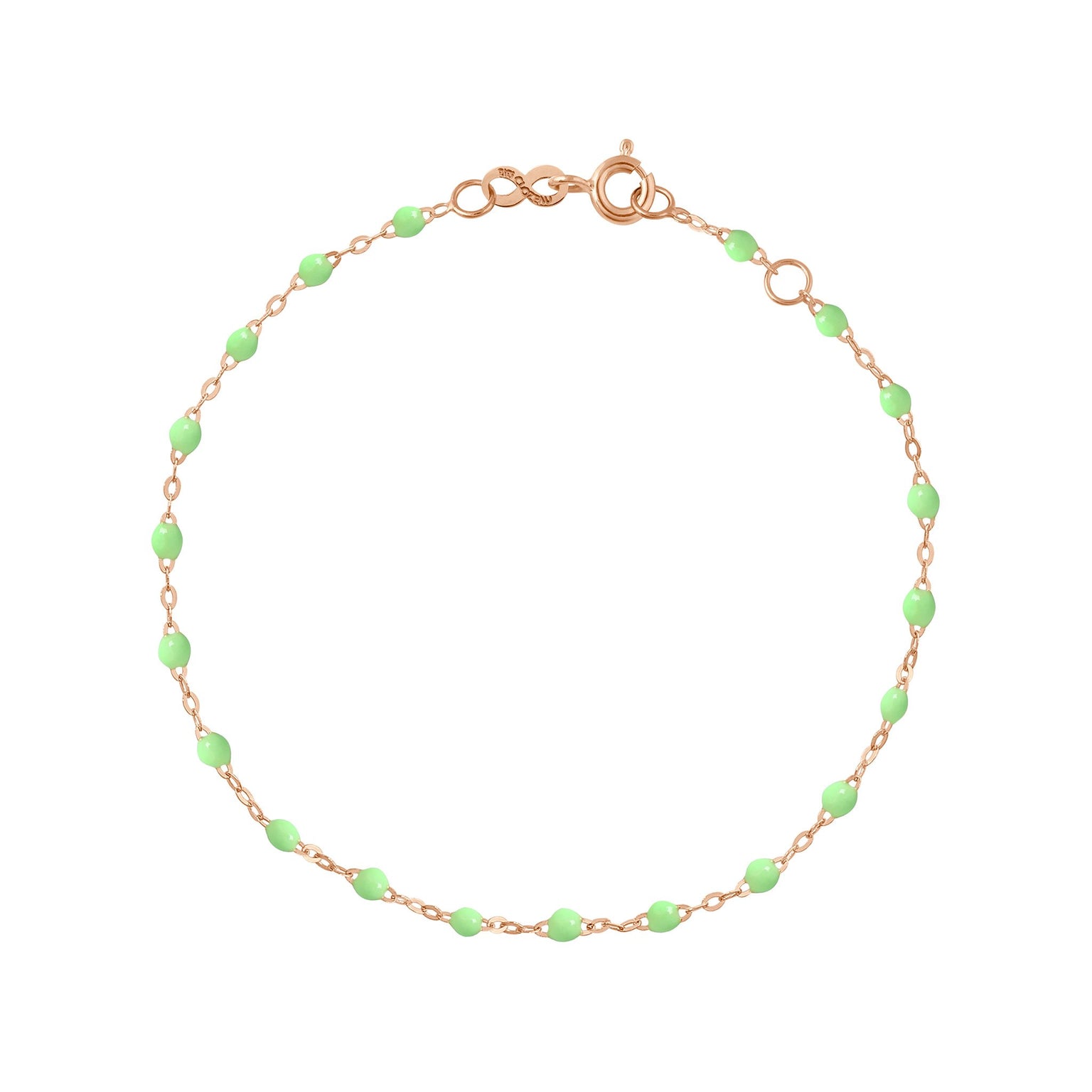 Gigi Clozeau - Bracelet anis Classique Gigi, or rose, 15 cm
