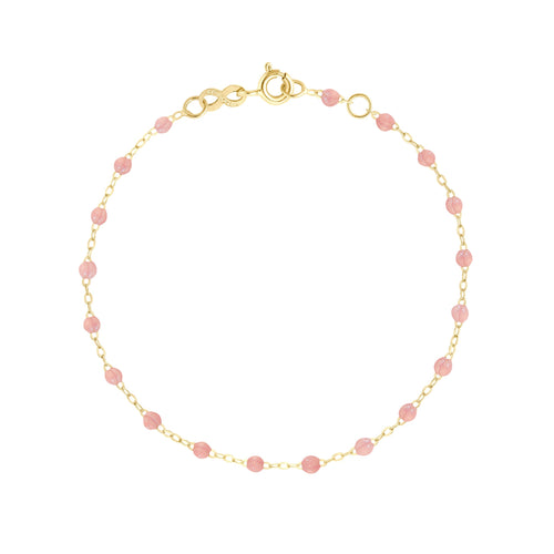 Gigi Clozeau - Bracelet blush Classique Gigi, or jaune, 15 cm
