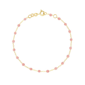Gigi Clozeau - Bracelet blush Classique Gigi, or jaune, 15 cm