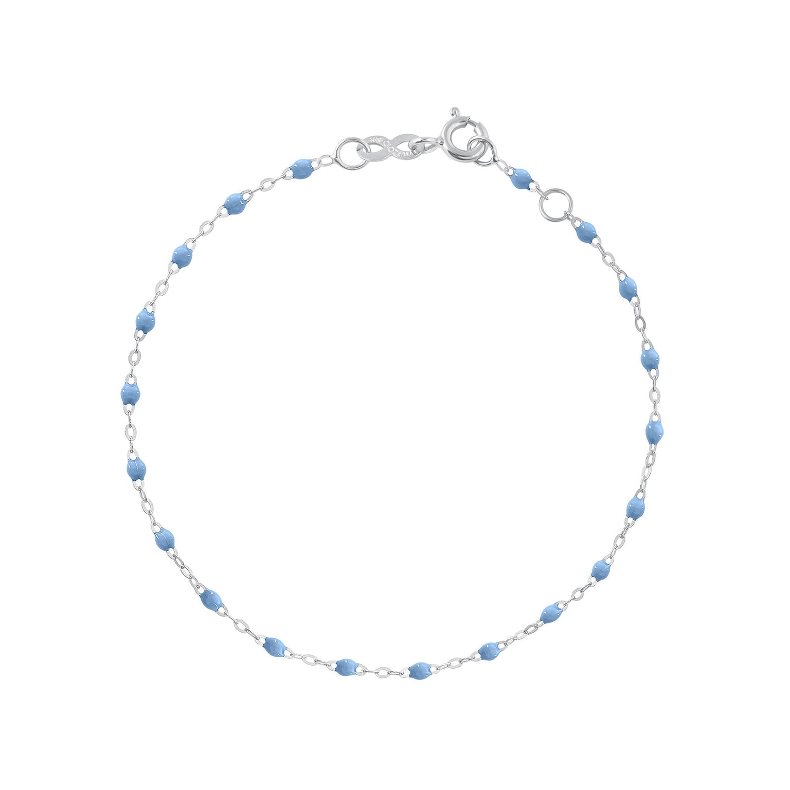 Gigi Clozeau - Bracelet ciel Classique Gigi, or blanc, 17 cm