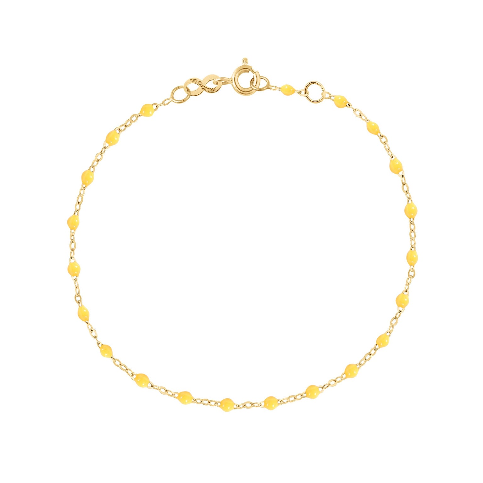 Gigi Clozeau - Bracelet citron Classique Gigi, or jaune, 15 cm