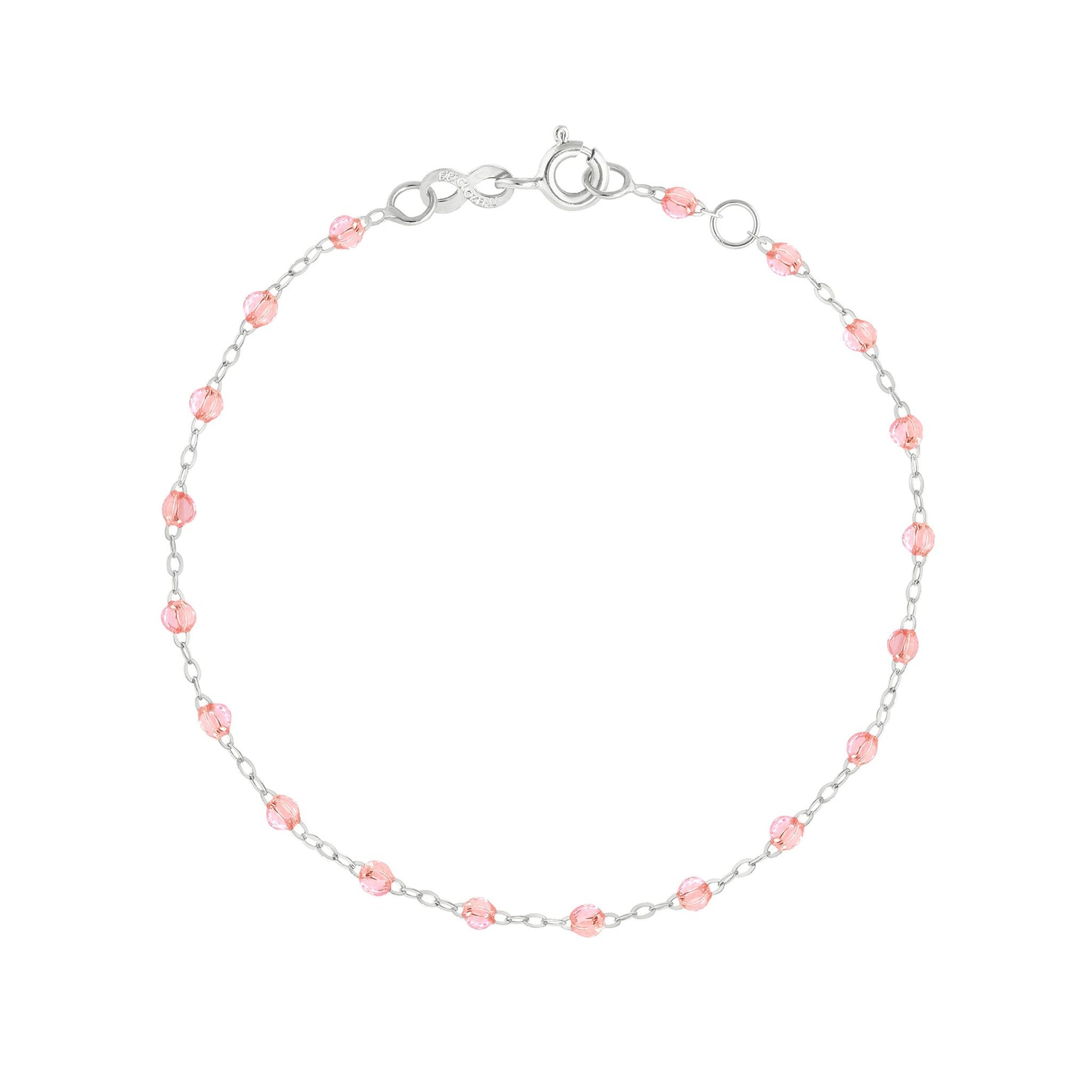 Gigi Clozeau - Bracelet rosée Classique Gigi, or blanc, 17 cm