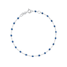 Gigi Clozeau - Bracelet saphir Classique Gigi, or blanc, 17 cm