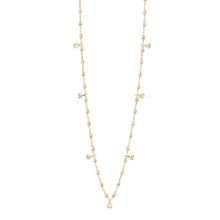 Gigi Clozeau - Collier opale Gigi Suprême, or jaune, 7 diamants, 50 cm