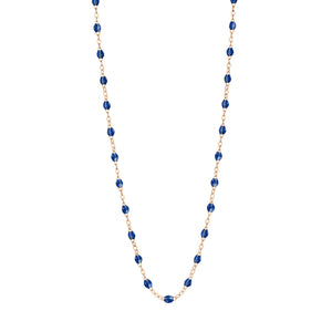 Gigi Clozeau - Collier prusse Classique Gigi, or rose, 45 cm