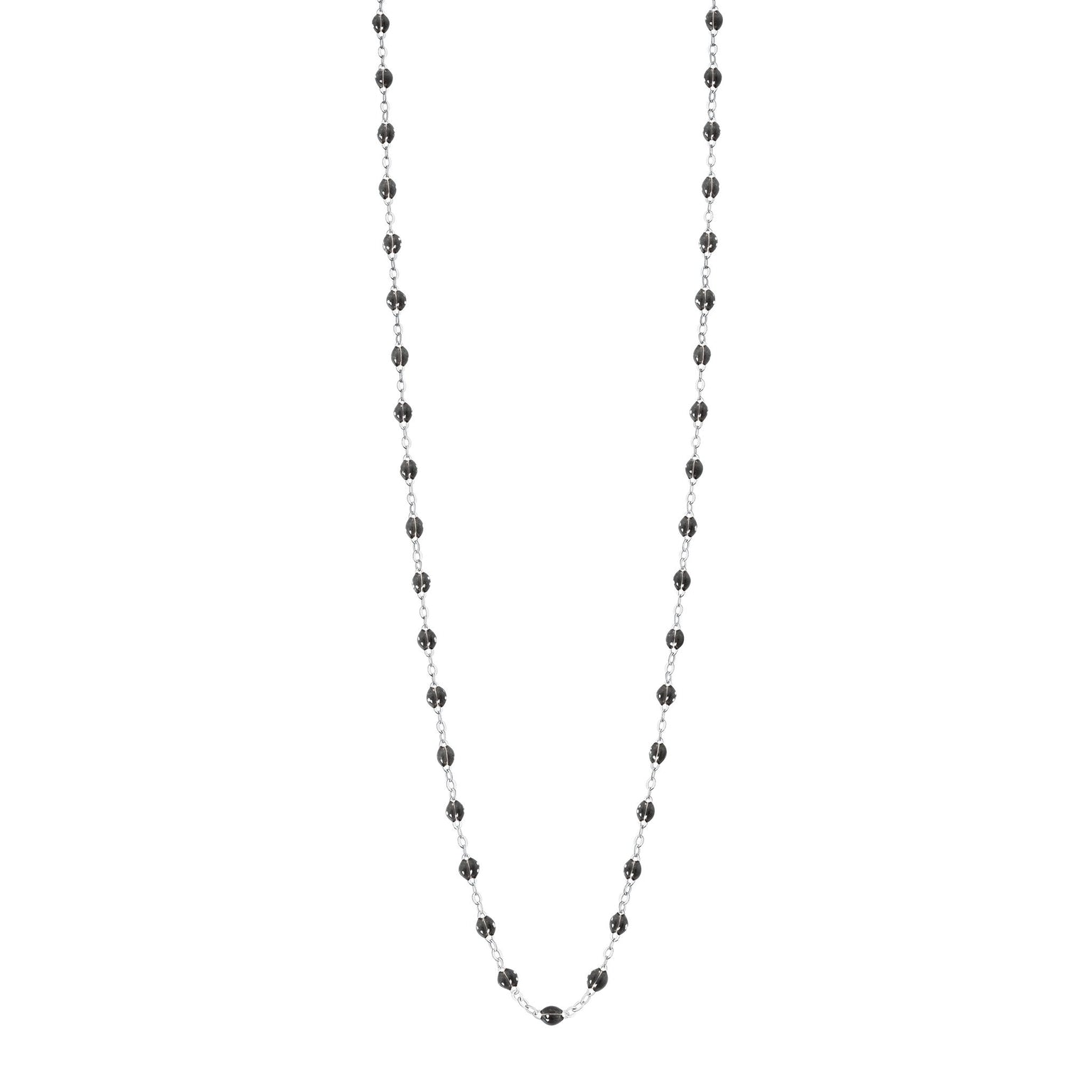 Gigi Clozeau - Collier quartz Classique Gigi, or blanc, 60 cm