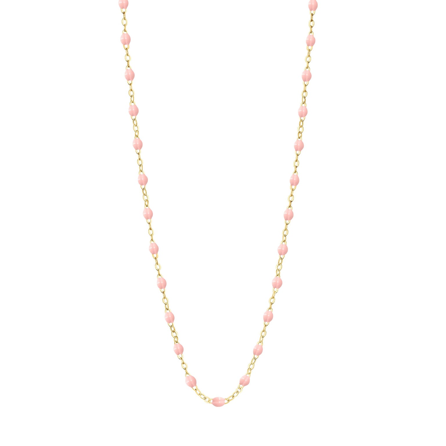 Gigi Clozeau - Collier rose bébé Classique Gigi, or jaune, 45 cm